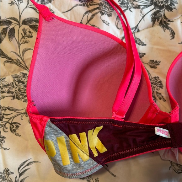 Pink Victorias Secret Lightly Lined Bra 34C - Picture 3 of 6